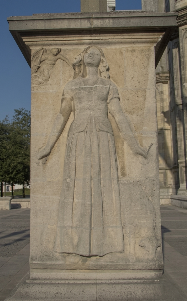 Jeanne d&rsquo;Arc aux voix, œuvre de Raymond Martin