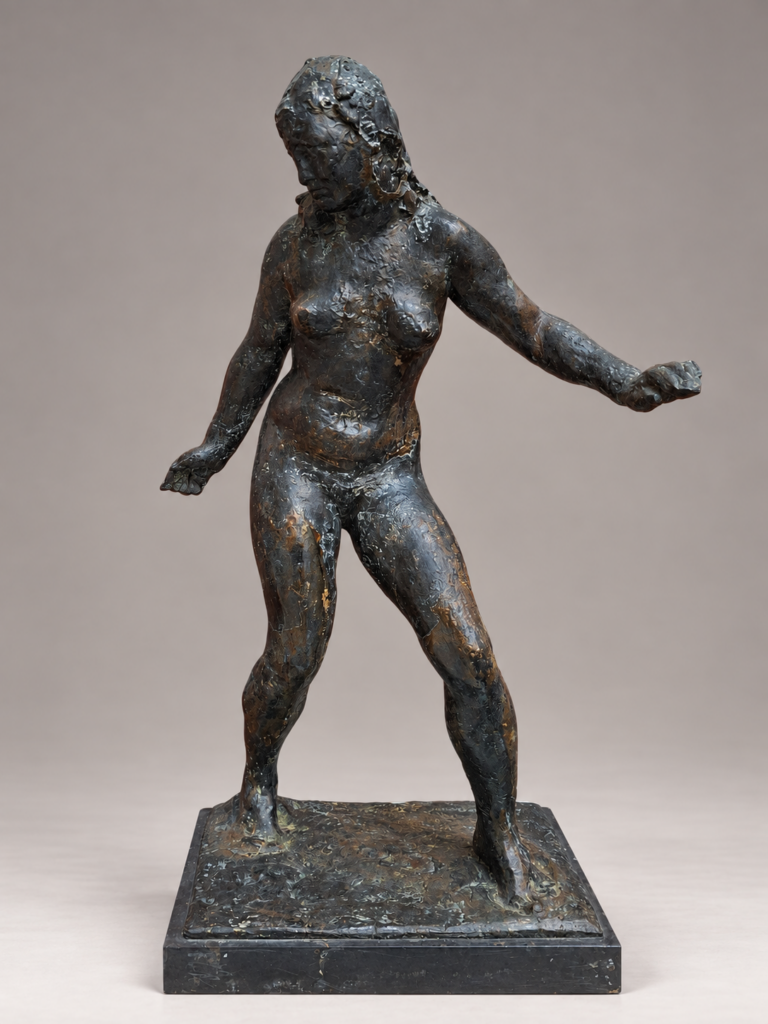 La Baigneuse peureuse, œuvre de Raymond Martin